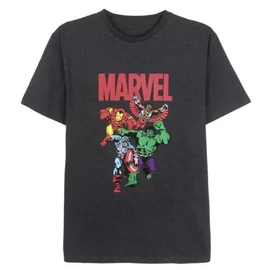 Marvel férfi rövid ujjú póló S-es méret - Marvel Heroes