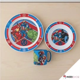 Bosszúállók micro műanyag étkészlet szett bögrével 265 ml - Army