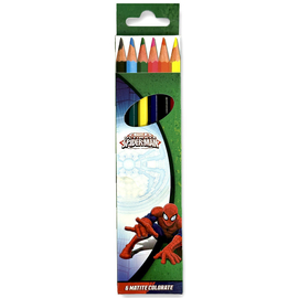 Pókember színes ceruza 6 db-os szett - Ultimate Spider-Man