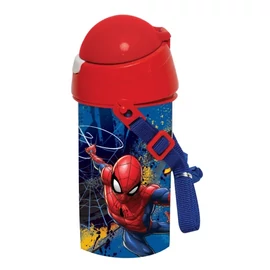 Pókember műanyag kulacs, sportpalack 500 ml - Dark