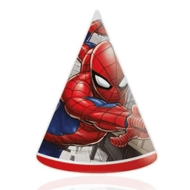 Pókember party kalap, csákó 6 db-os szett - Spider-Man