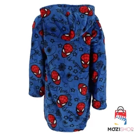 Pókember gyerek bebújós plüss polár takaró, poncsó - 7-14 éves korig - Blue