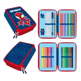Pókember töltött tolltartó 2 emeletes - Spidey Go