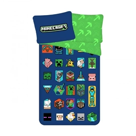 Minecraft ágyneműhuzat garnitúra - Badges
