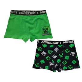 Minecraft gyerek boxeralsó 2 darabos csomag - 140-es méret, 10 éveseknek - Minecraft