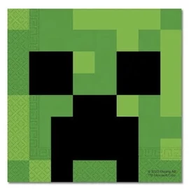 Minecraft szalvéta - 20 db-os, 33 cm X 33 cm