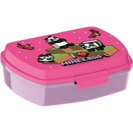 Minecraft szendvicsdoboz, uzsonnás doboz - Pink