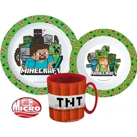 Minecraft műanyag étkészlet szett