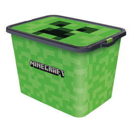 Minecraft műanyag tároló doboz 23 L-es űrtartalom