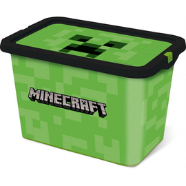 Minecraft műanyag tároló doboz 7 L-es űrtartalom