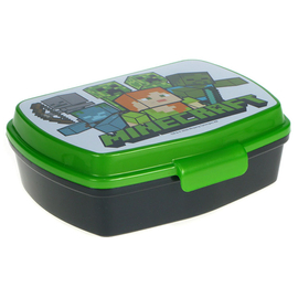 Minecraft szendvicsdoboz, uzsonnás doboz - Green