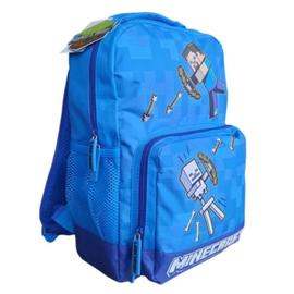 Minecraft iskolatáska, hátizsák - 35 cm - Blue