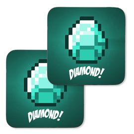 Minecraft poháralátét szett - Diamond!