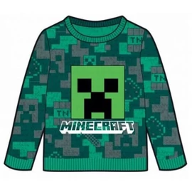 Minecraft gyerek kötött pulóver - 116-os / 6 éves korig - TNT