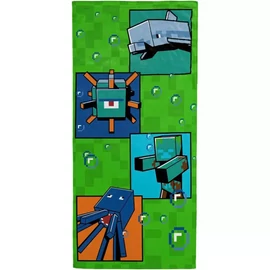 Minecraft törölköző, fürdőlepedő 70x140cm - Ocean Depths