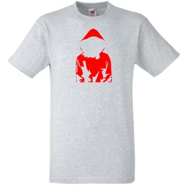 Szürke A nagy pénzrablás férfi rövid ujjú póló