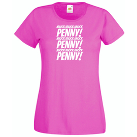 Agymenők - Knock Knock Knock Penny- Női rövid ujjú póló