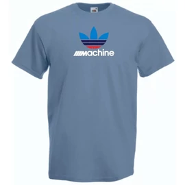 Acélkék BMW férfi rövid ujjú póló - MPowDas