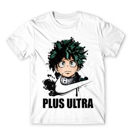 Fehér Hősakadémia férfi rövid ujjú póló - Midoriya Izuki
