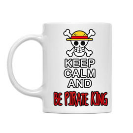 One Piece bögre - Keep Calm and Be Pirate King