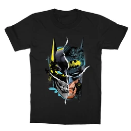 Fekete Batman gyerek rövid ujjú póló - Batman Pieces