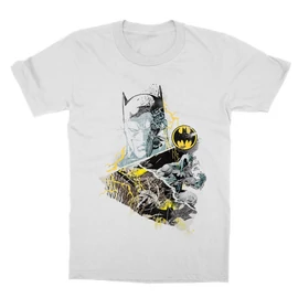 Fehér Batman gyerek rövid ujjú póló - Batman Action