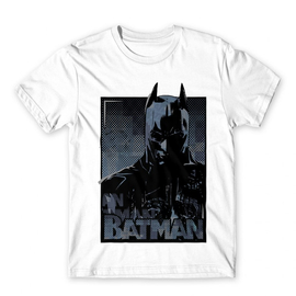 Fehér Batman férfi rövid ujjú póló - Batman Comics