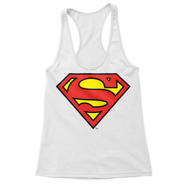 Fehér Superman - női trikó - Classic Logó