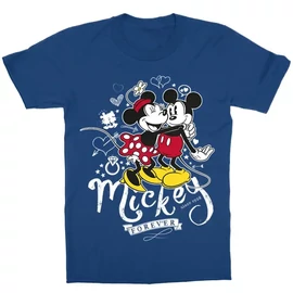 Királykék Minnie gyerek rövid ujjú póló - Retro Minnie and Mickey
