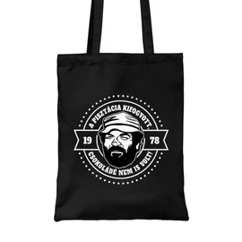 Fekete Bud Spencer vászontáska - A pisztácia kifogyott