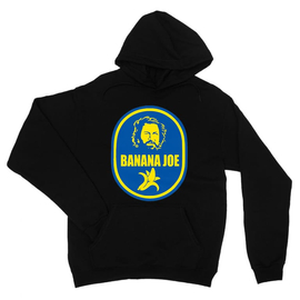 Fekete Bud Spencer unisex kapucnis pulóver - Banana Joe