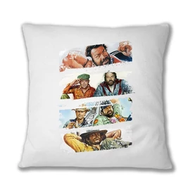 Fekete Bud Spencer párnahuzat - Bud and Terence posters