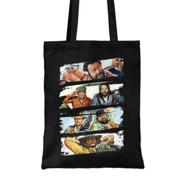 Fekete Bud Spencer vászontáska - Bud and Terence posters