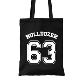 Fekete Bud Spencer vászontáska - Bulldozer 63