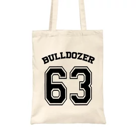Fekete Bud Spencer vászontáska - Bulldozer 63