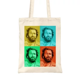 Homok Bud Spencer vászontáska - Color
