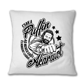 Fehér Bud Spencer párnahuzat - Csak a Puffin