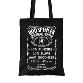 Fekete Bud Spencer vászontáska - Jack Daniel’s