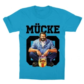 Atollkék Bud Spencer gyerek rövid ujjú póló - Mücke