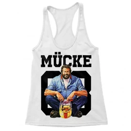 Fehér Bud Spencer női trikó - Mücke