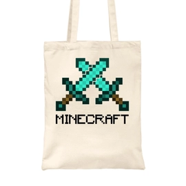 Homok Minecraft vászontáska - Swords