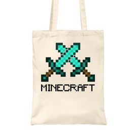 Homok Minecraft vászontáska - Swords
