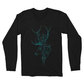 Fekete Harry Potter férfi hosszú ujjú póló - Expecto Patronum Art