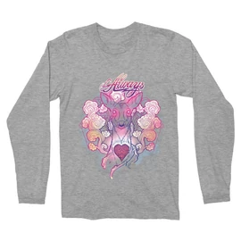 Sportszürke Harry Potter férfi hosszú ujjú póló - Always deer