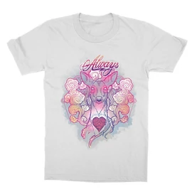 Fehér Harry Potter gyerek rövid ujjú póló - Always deer