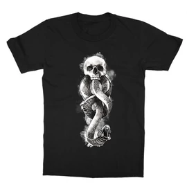Fekete Harry Potter gyerek rövid ujjú póló - Dark mark watercolor