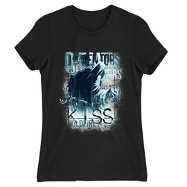 Fekete Harry Potter női rövid ujjú póló - Dementor' s Kiss