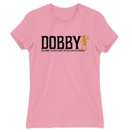Világos rózsaszín Harry Potter gyerek rövid ujjú póló - Dobby