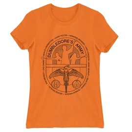Narancs Harry Potter női rövid ujjú póló - Dumbledore' s Army
