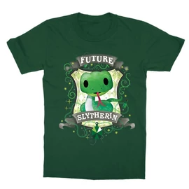 Sötétzöld Harry Potter gyerek rövid ujjú póló - Future Slytherin